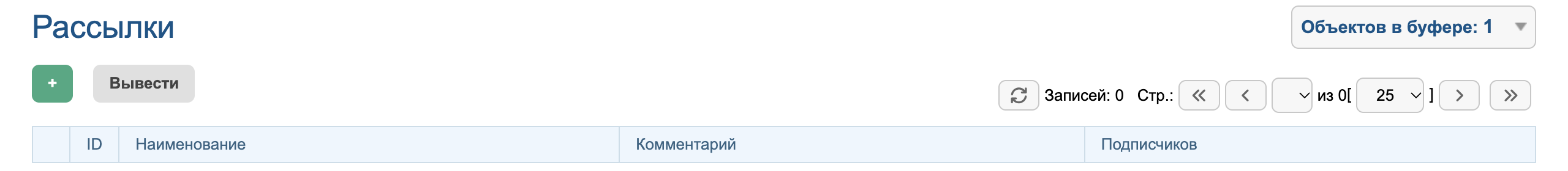 Список рассылок