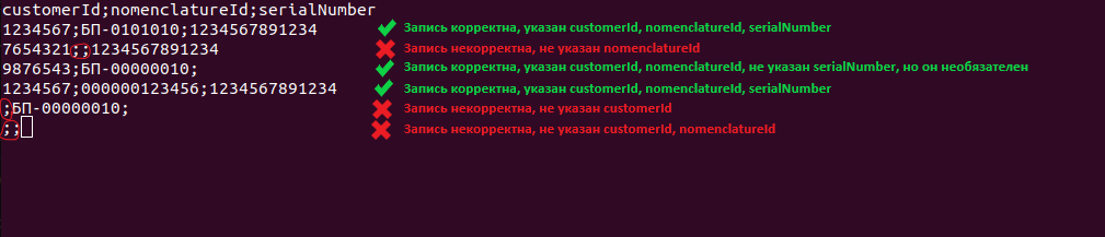 mass tmc write off process file example